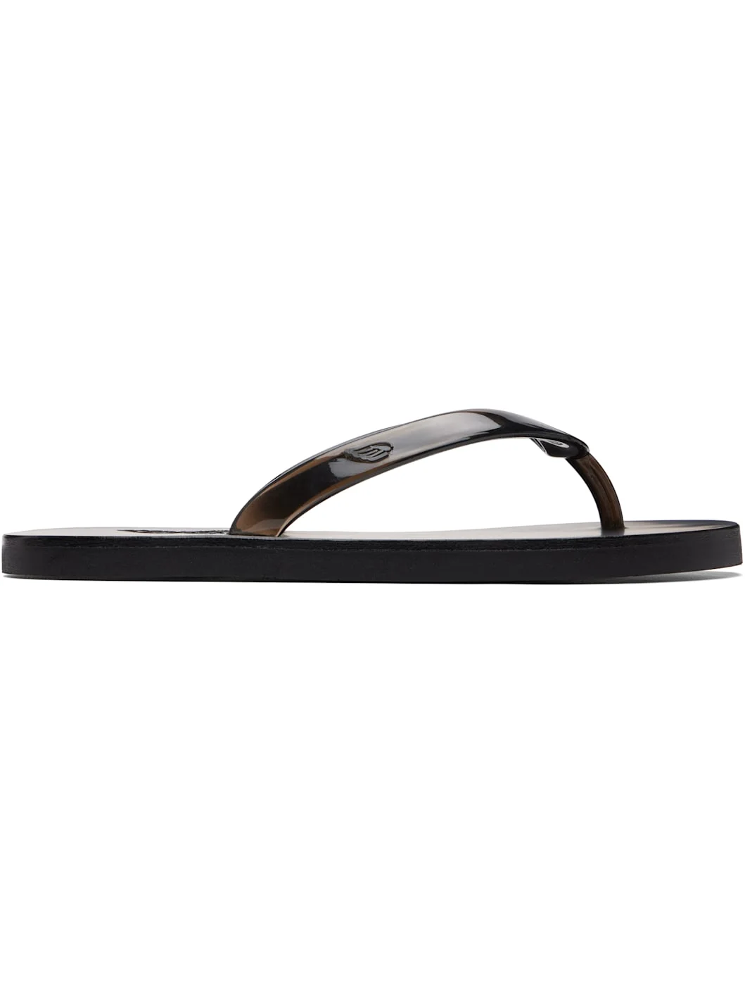 Black Saionara Jelly Flip-Flops - 1