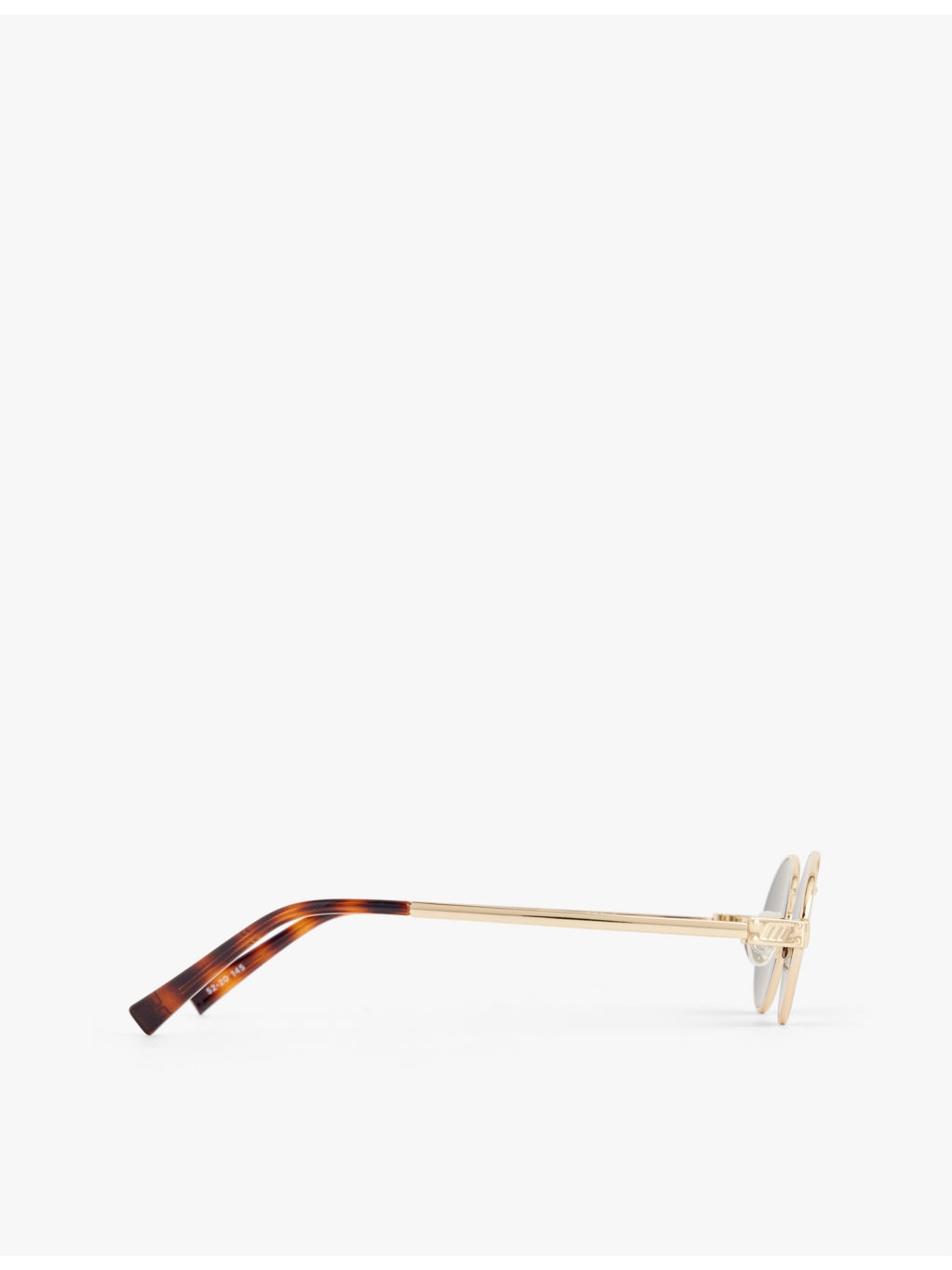 Poseidon Deux oval-frame metal sunglasses - 4