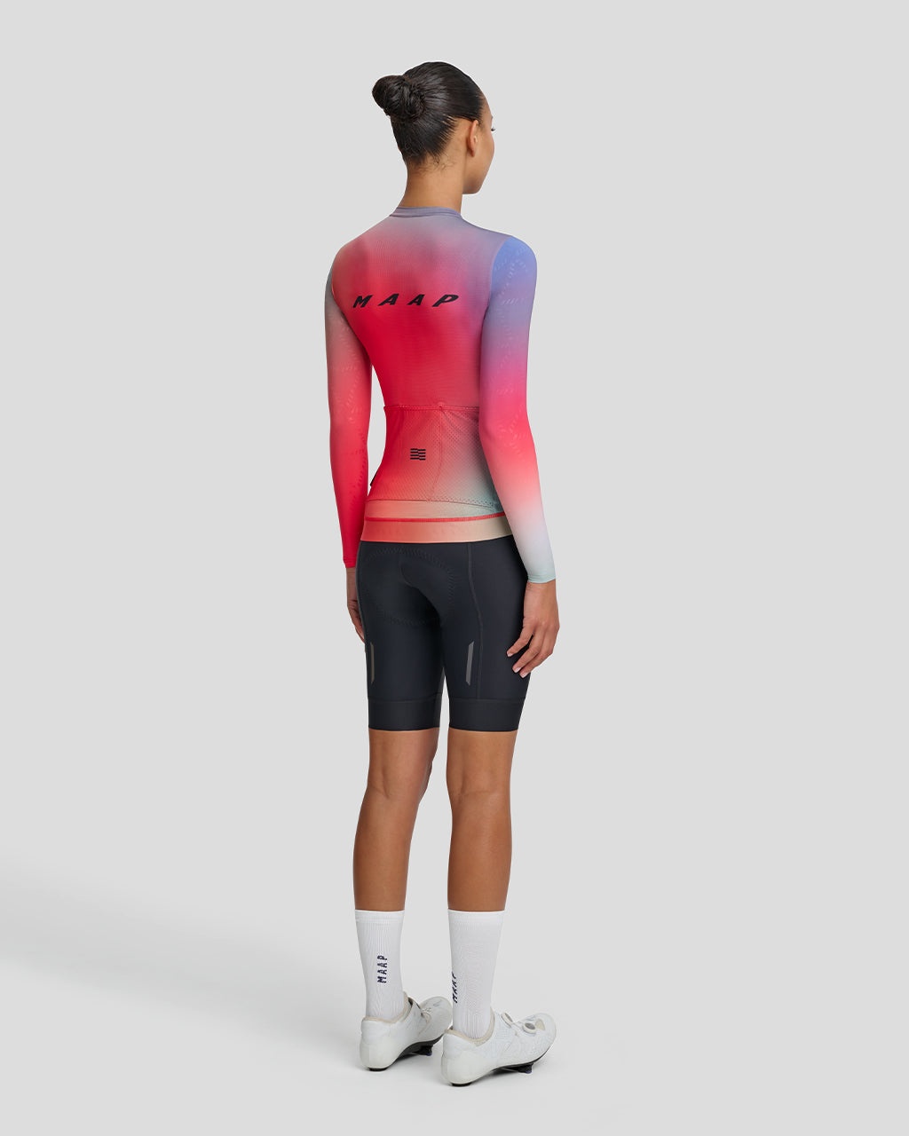 Women's Blurred Out Pro Hex LS Jersey 2.0 - 4
