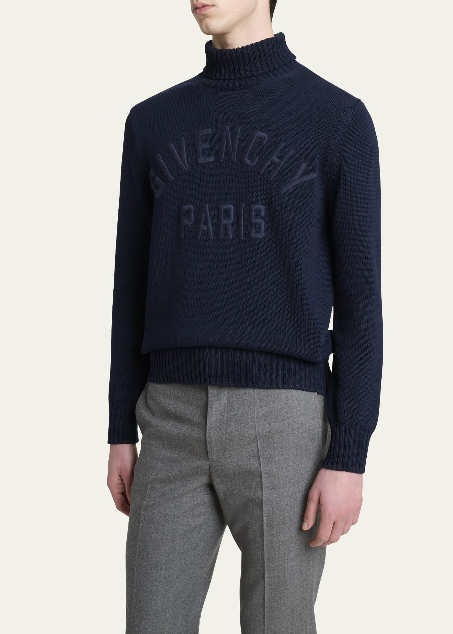 Men's Logo Turtleneck Sweater - 4