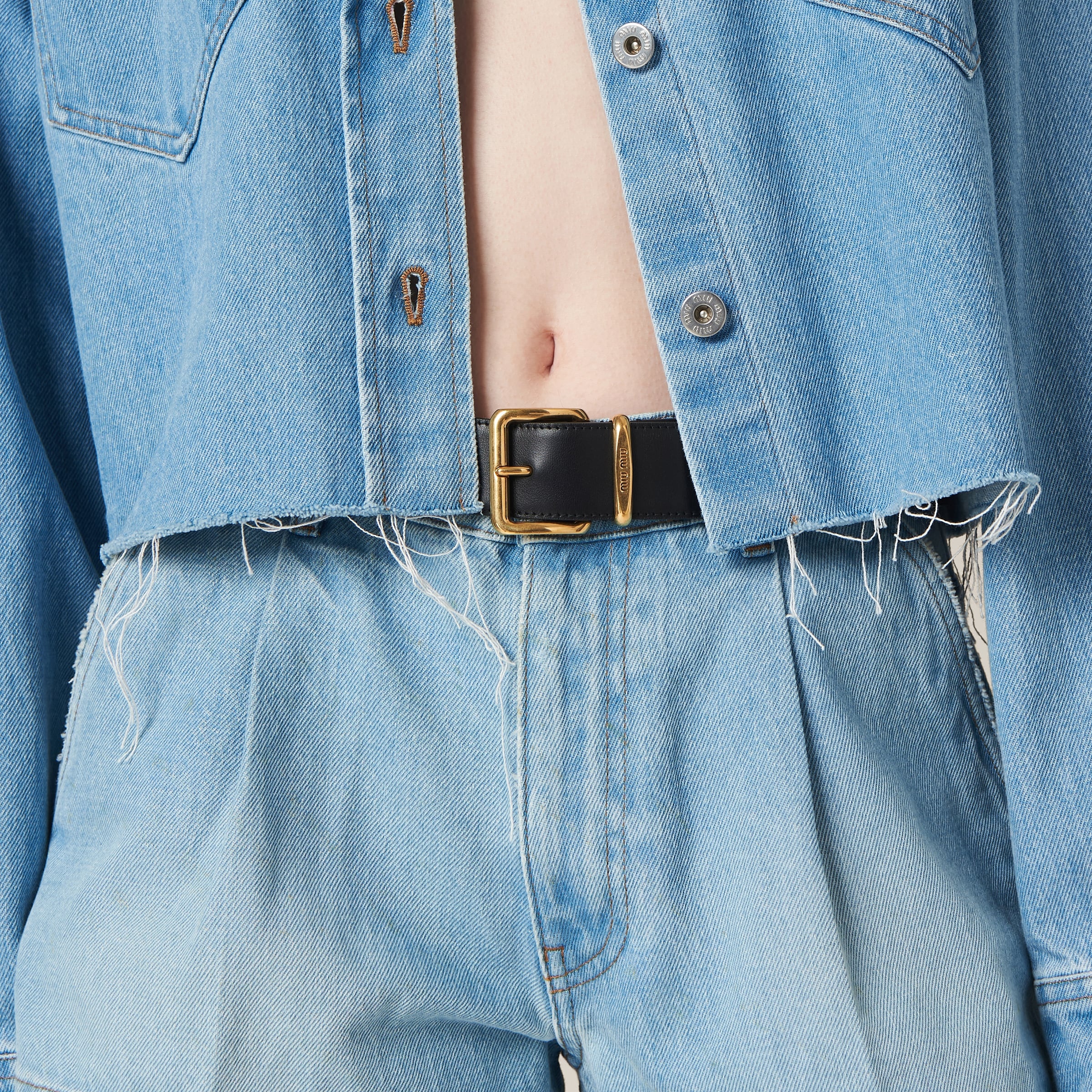 Denim shorts - 4