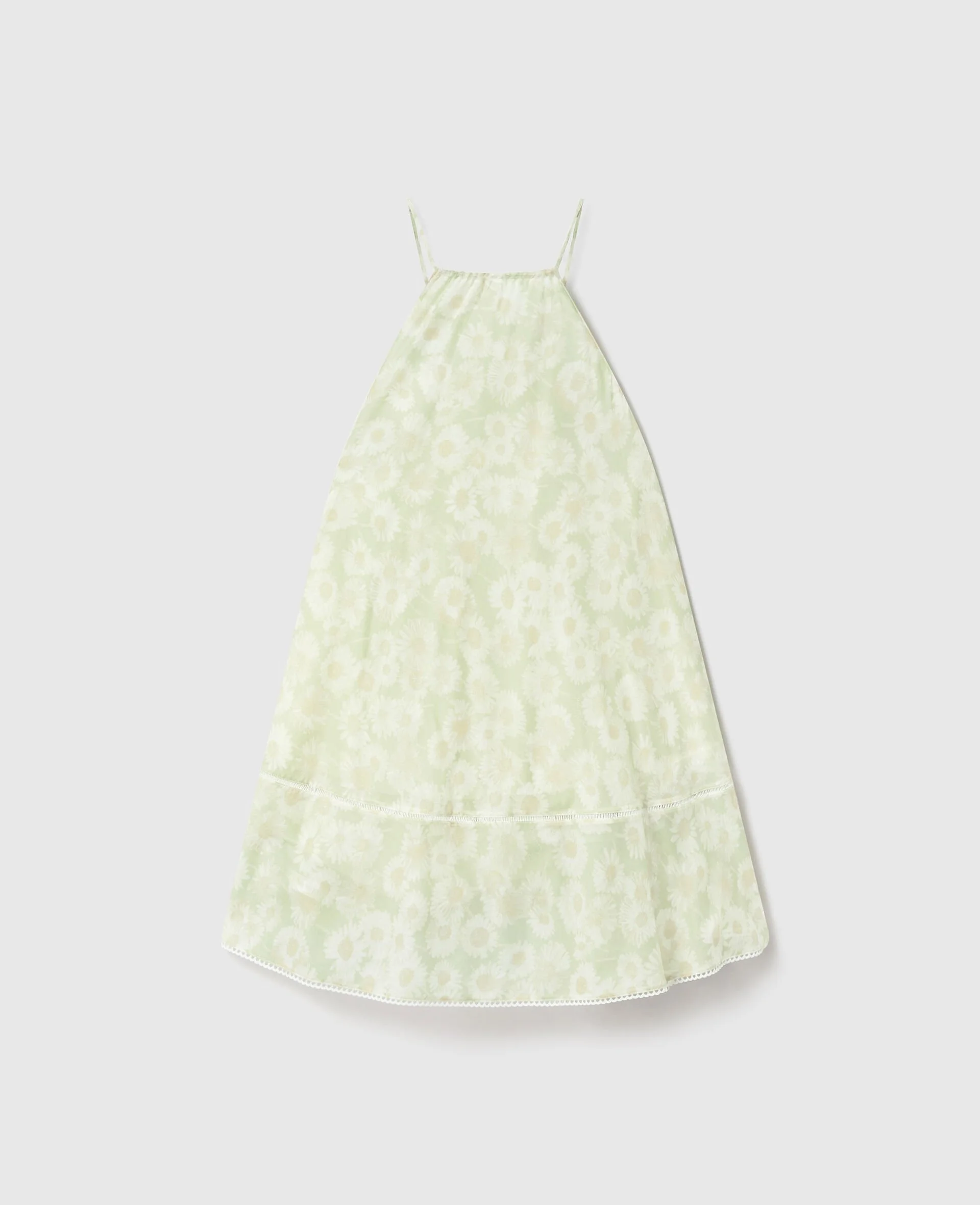 Daisy Print Halterneck Mini Dress - 1