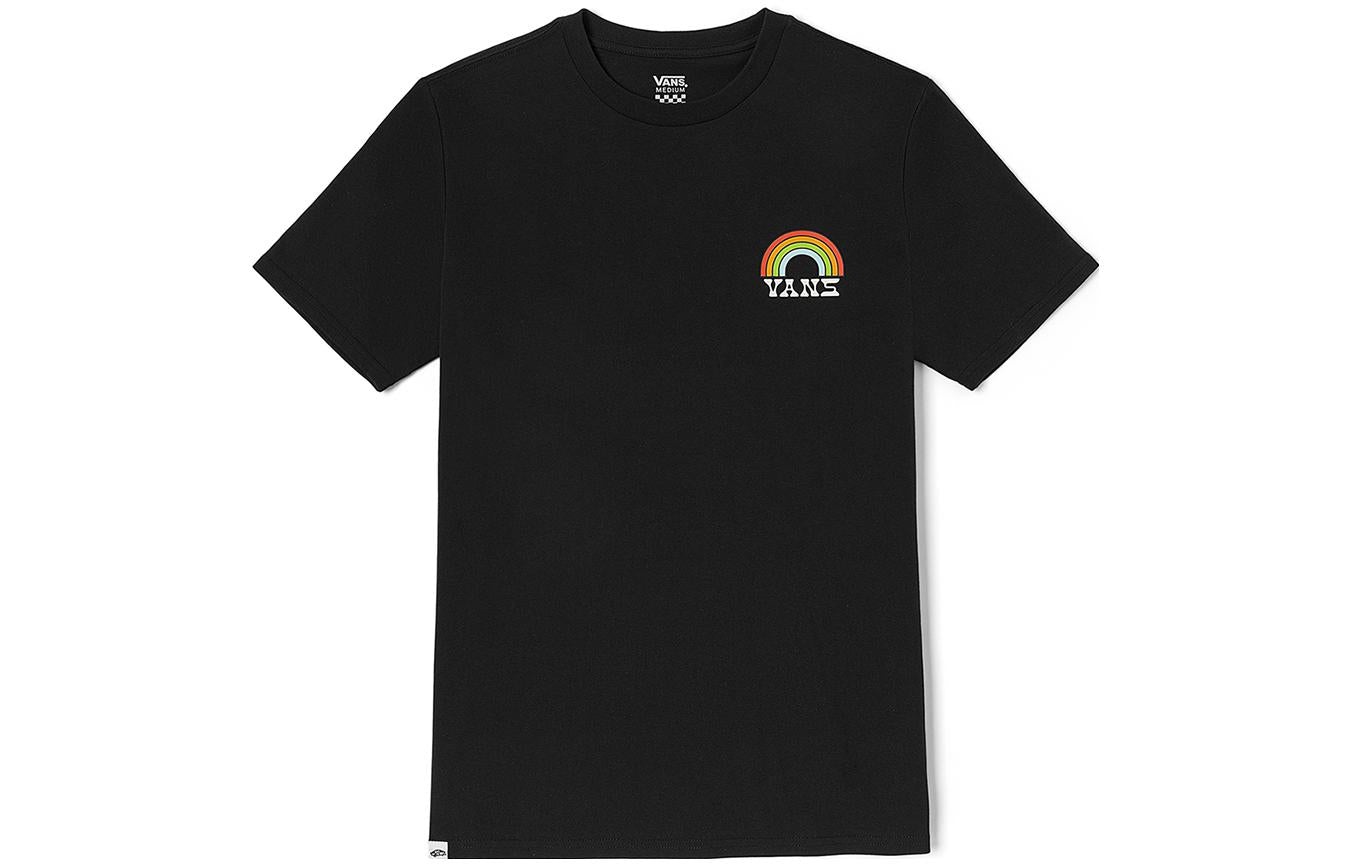 (WMNS) Vans Unicorn Rainbow T-shirt 'Black' VN0008ZNBLK - 1