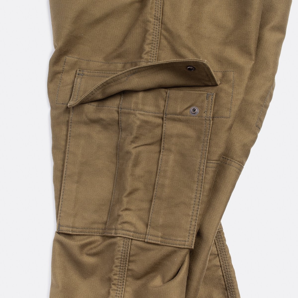 IHDR-502-OLV 11oz Cotton Whipcord Cargo Pants - Olive - 7