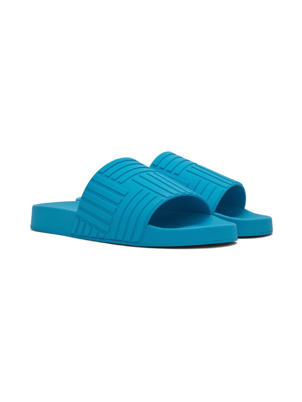 Blue Slider Sandals - 4