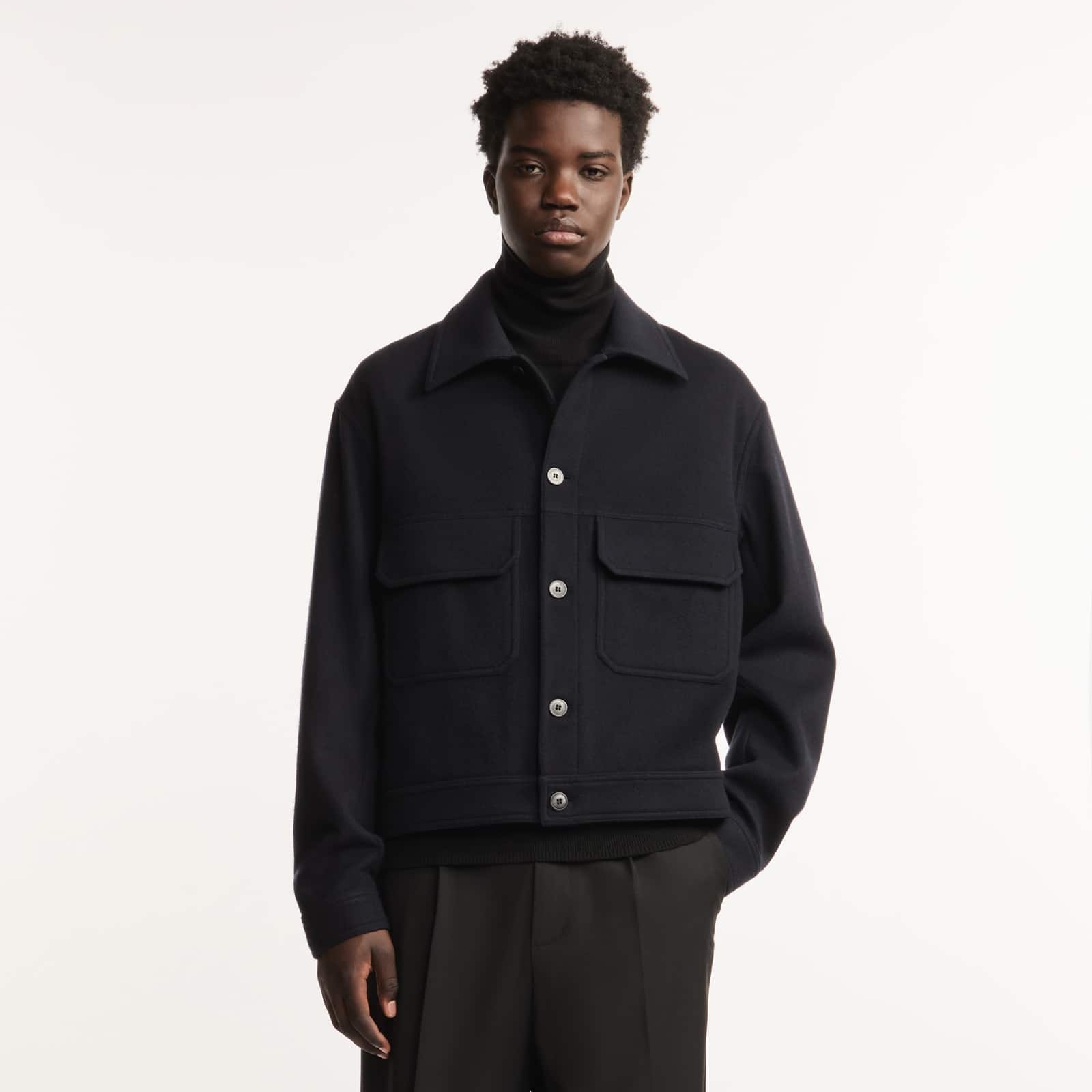 Shirt Jacket in fabric - 7