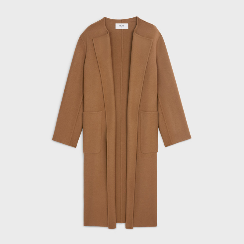 DOUBLE-FACED PURE CASHMERE COAT WITH COLLAR 3