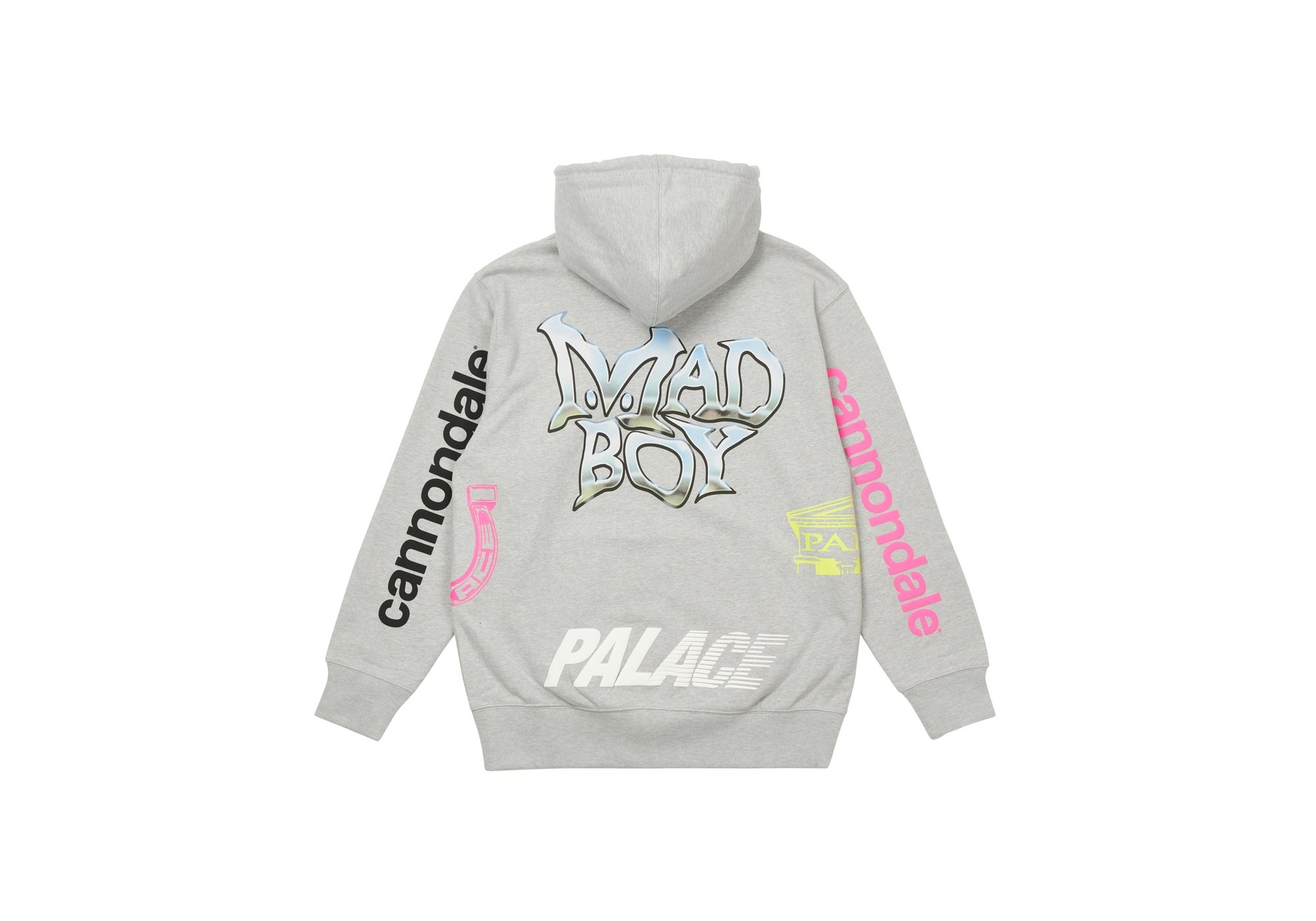 PALACE CANNONDALE MAD BOY HOOD GREY MARL - 2