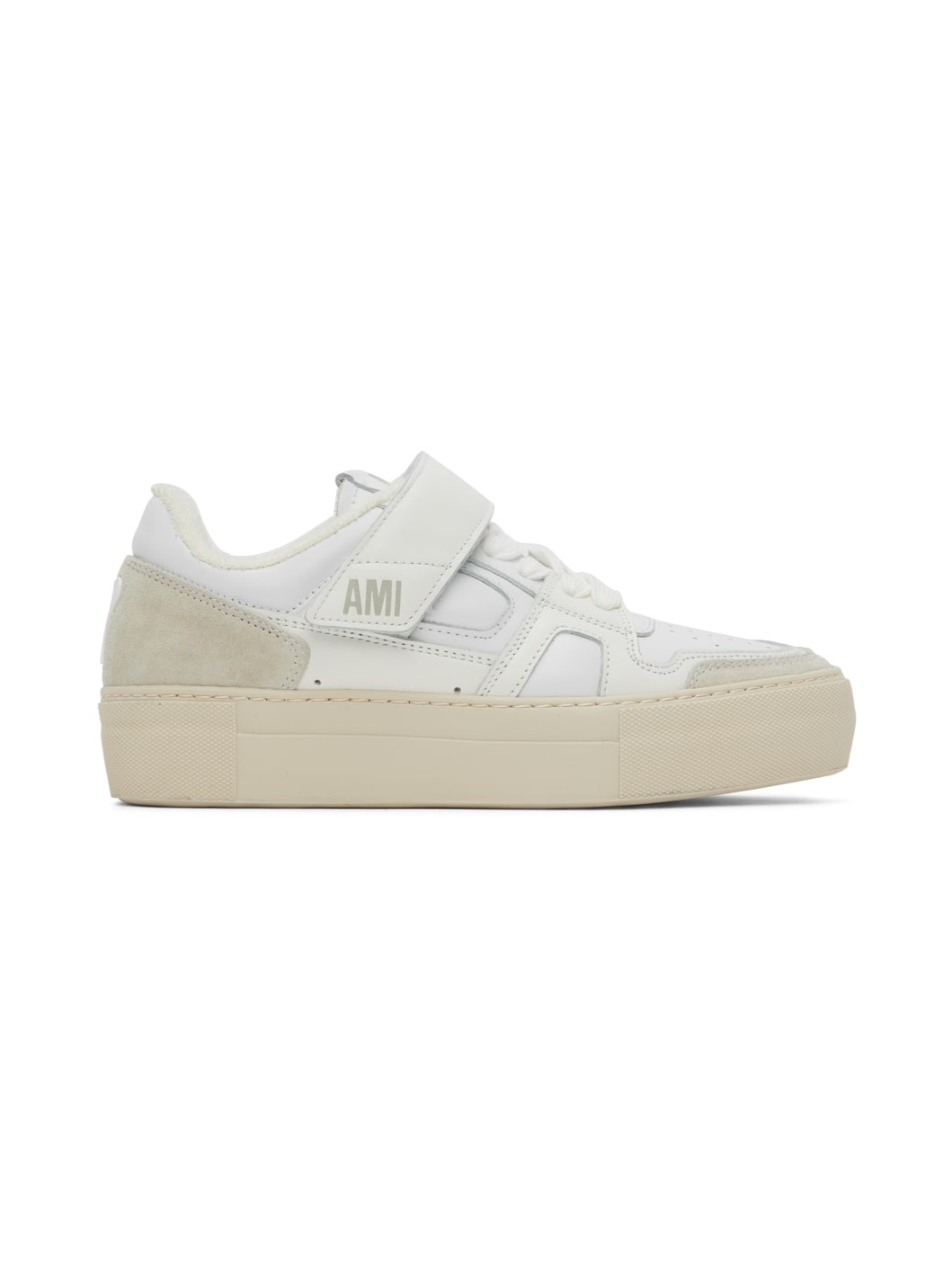 White Ami De Cœur Sneakers - 1