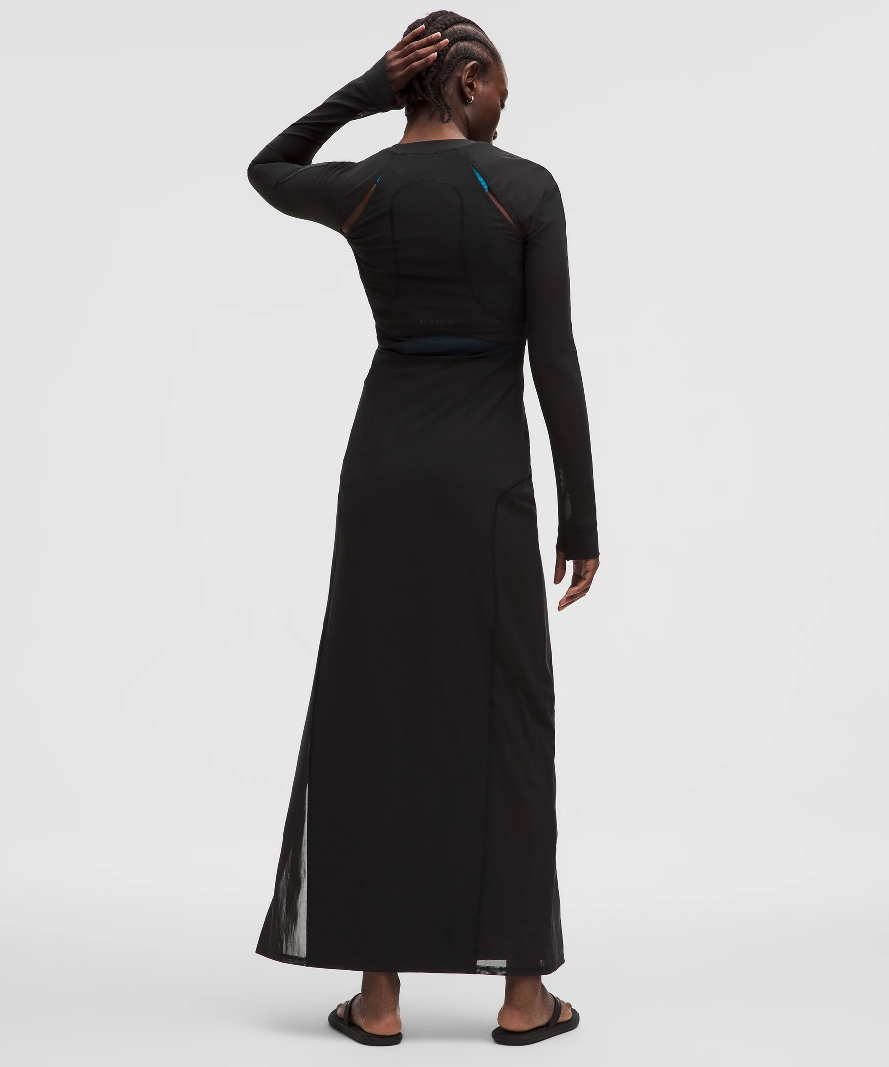 Mesh Cutout Long-Sleeve Dress *SLNSH Collection - 2