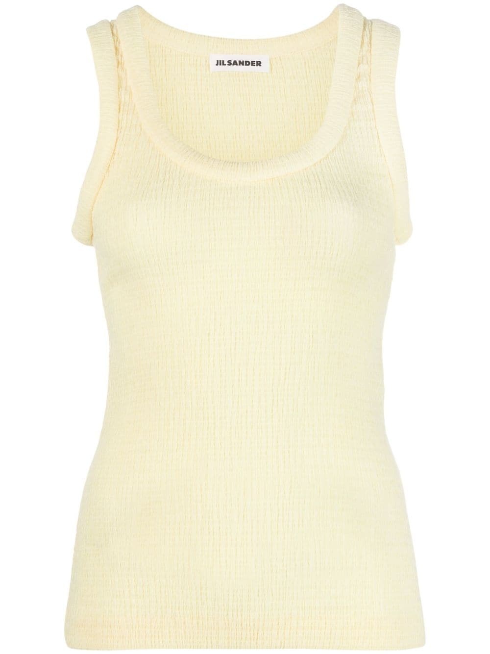 shirred tank top - 1