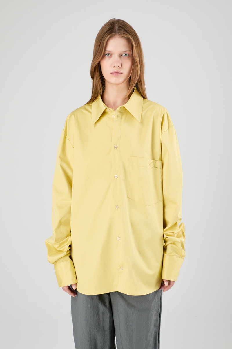 CAMPERLAB Yellow Cotton Shirt outlook