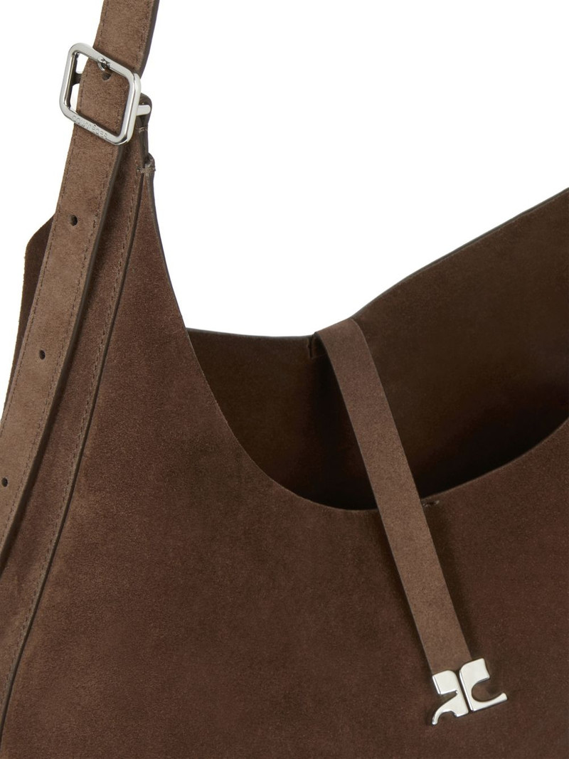 logo-plaque shoulder bag 6