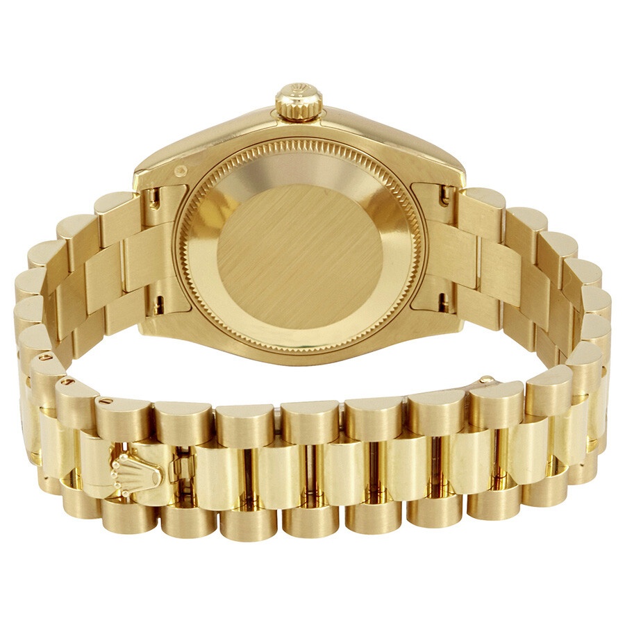 Rolex Lady-Datejust 31 Mother of Pearl Dial 18K Yellow Gold President Automatic Ladies Watch 178278M - 3