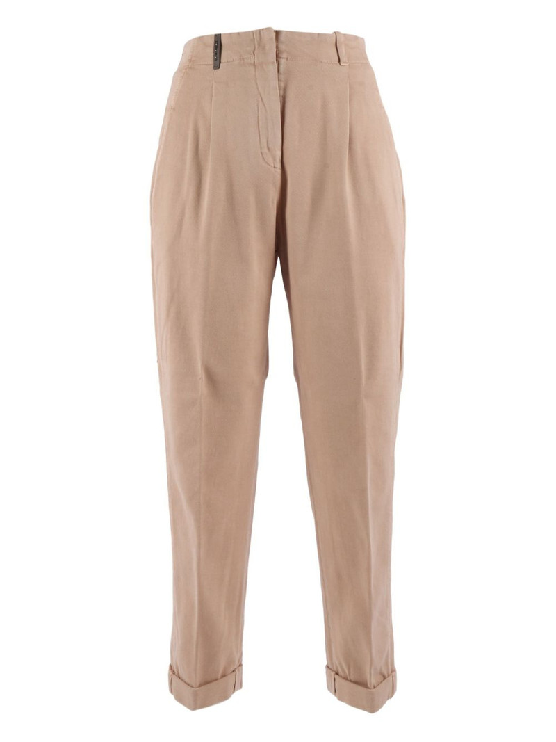 pleated cuffed trousers 1