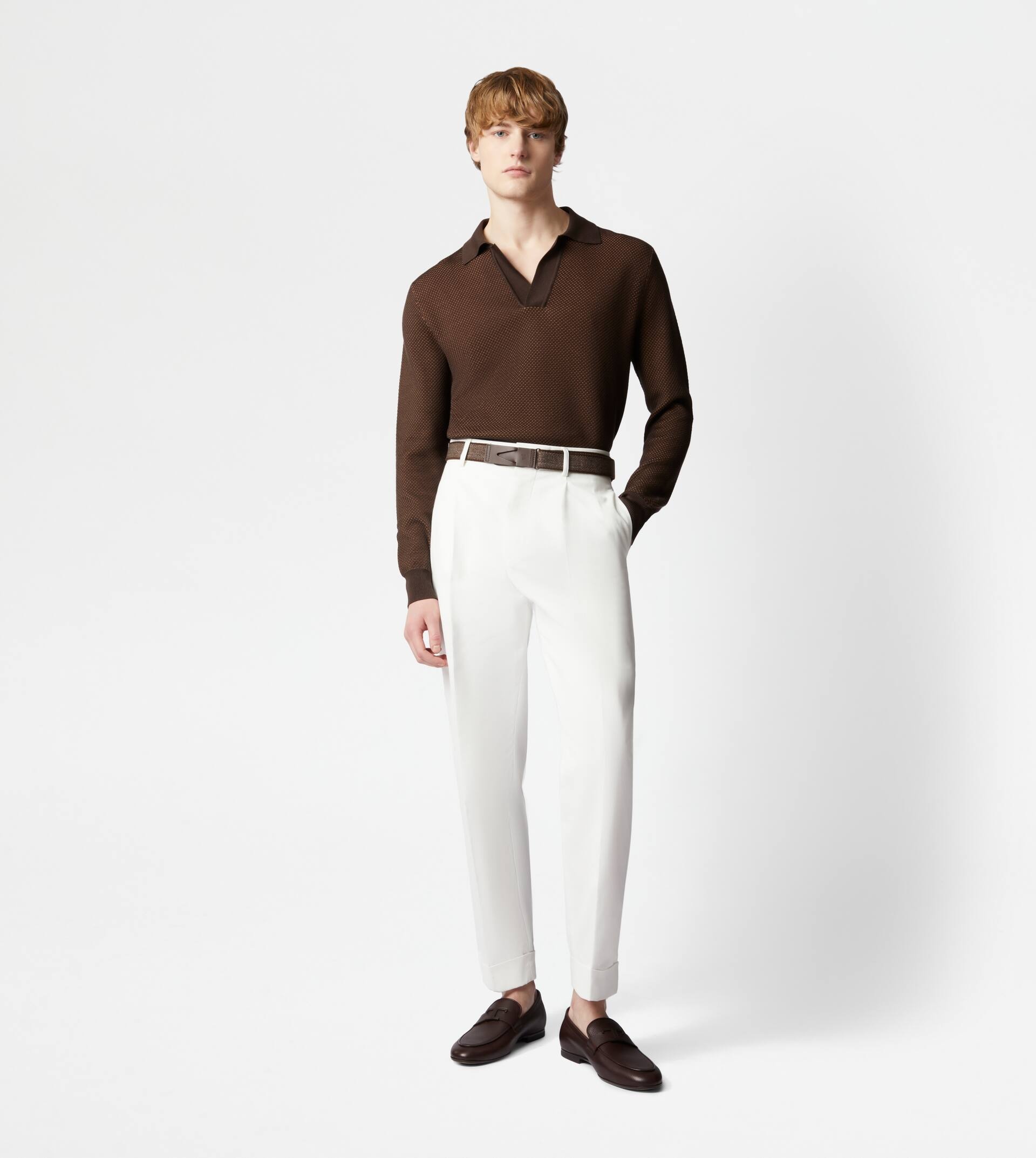 PANTS WITH DARTS - WHITE - 2