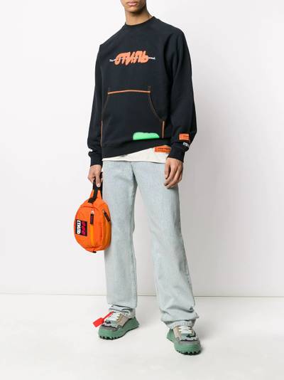 Heron Preston logo long-sleeve sweatshirt outlook