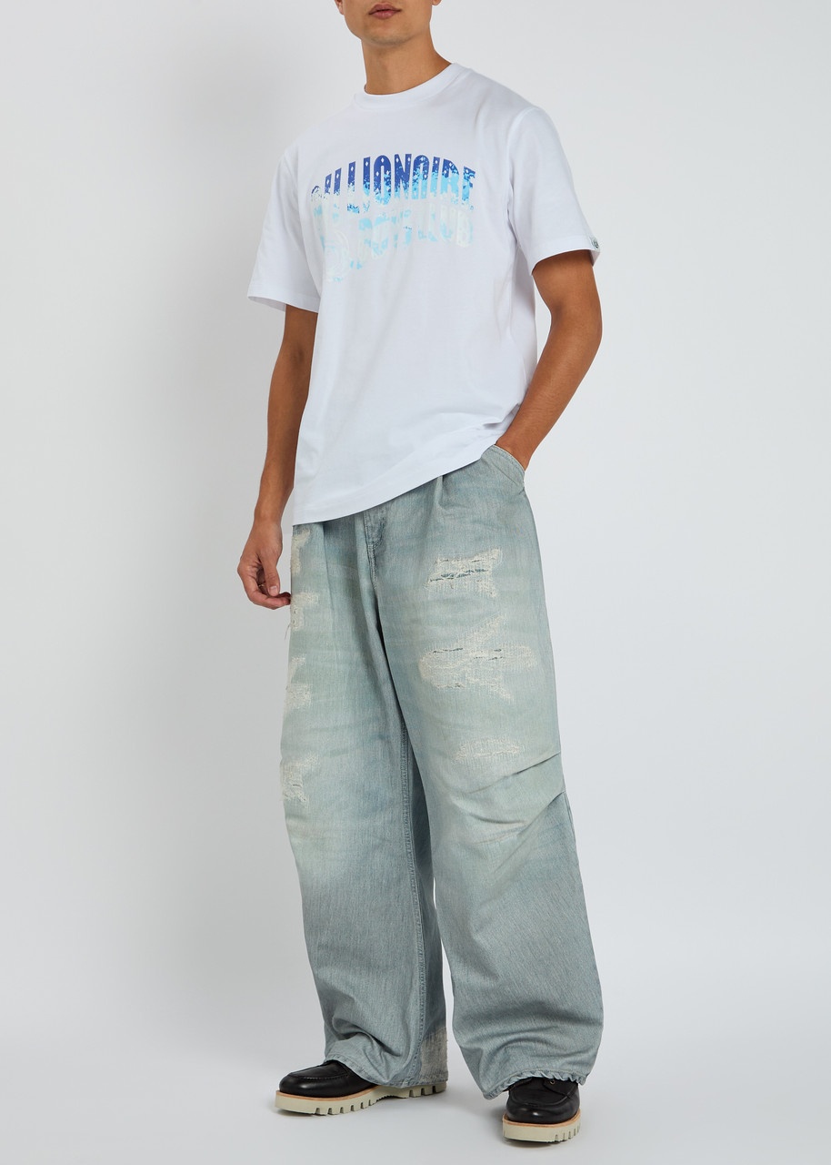 Billionaire Boys Club Great Wave Arch Logo-print Cotton T-shirt - 4