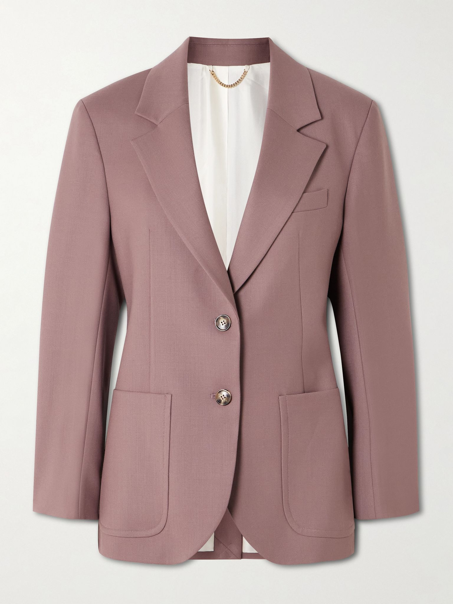 Twill blazer Lilac - 1