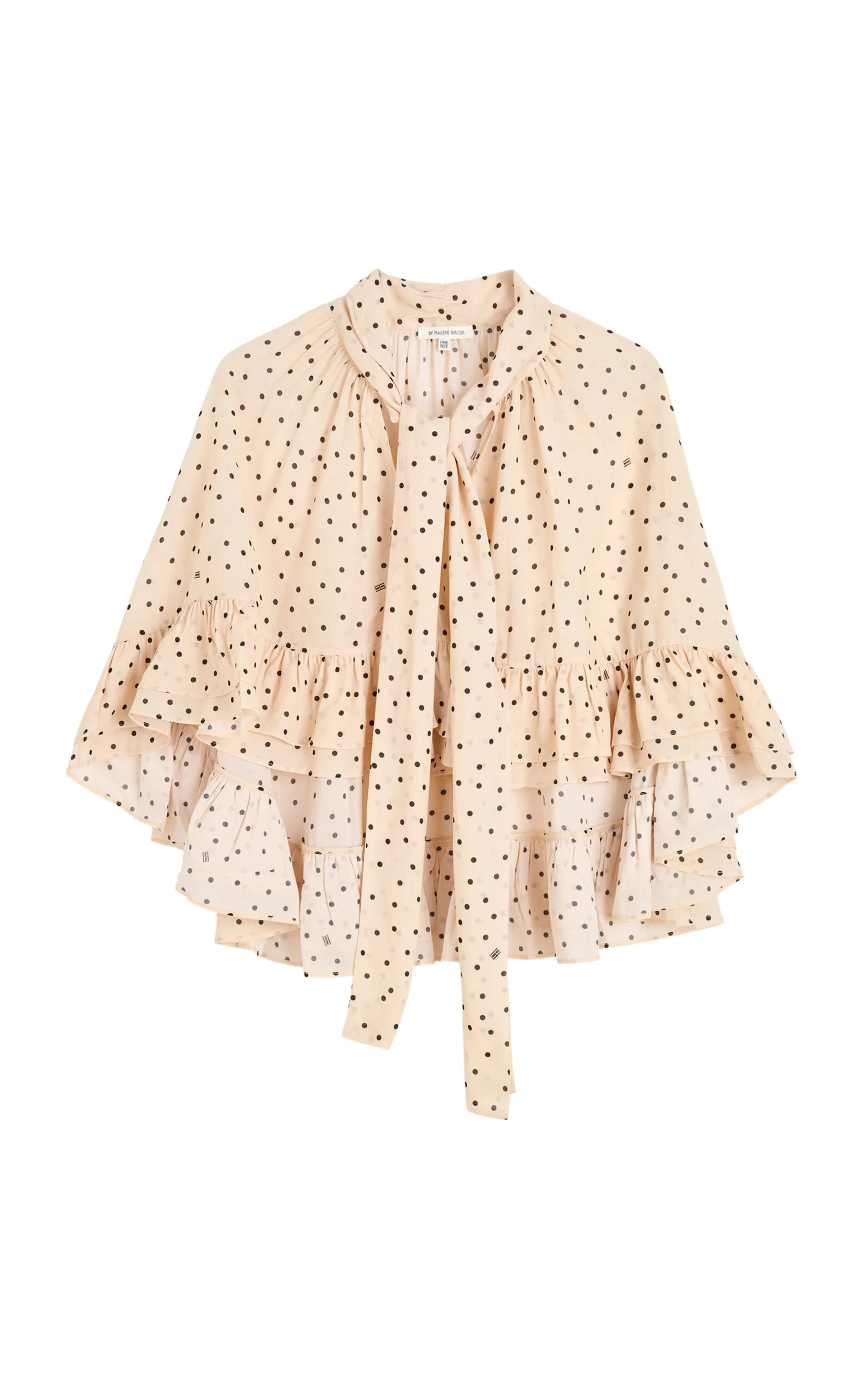 Cedi Ruffled Tie-Neck Wrap multi - 1