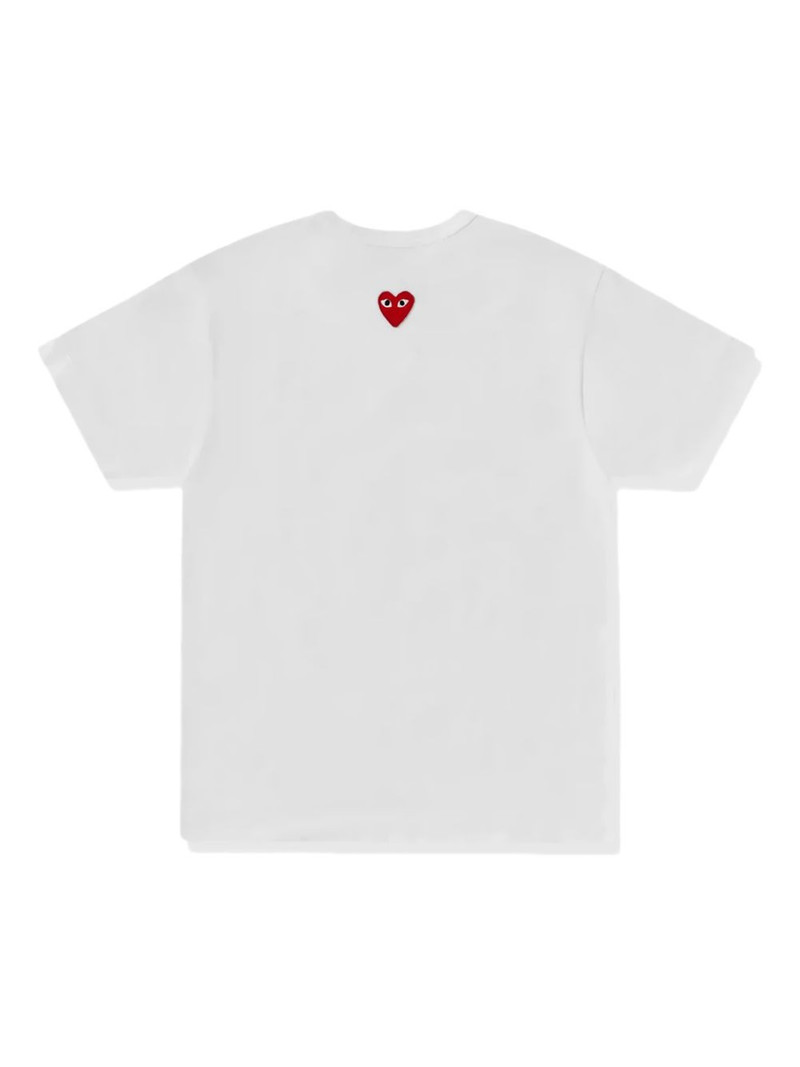 Comme des Garçons PLAY Play Reverse red-heart T-shirt outlook