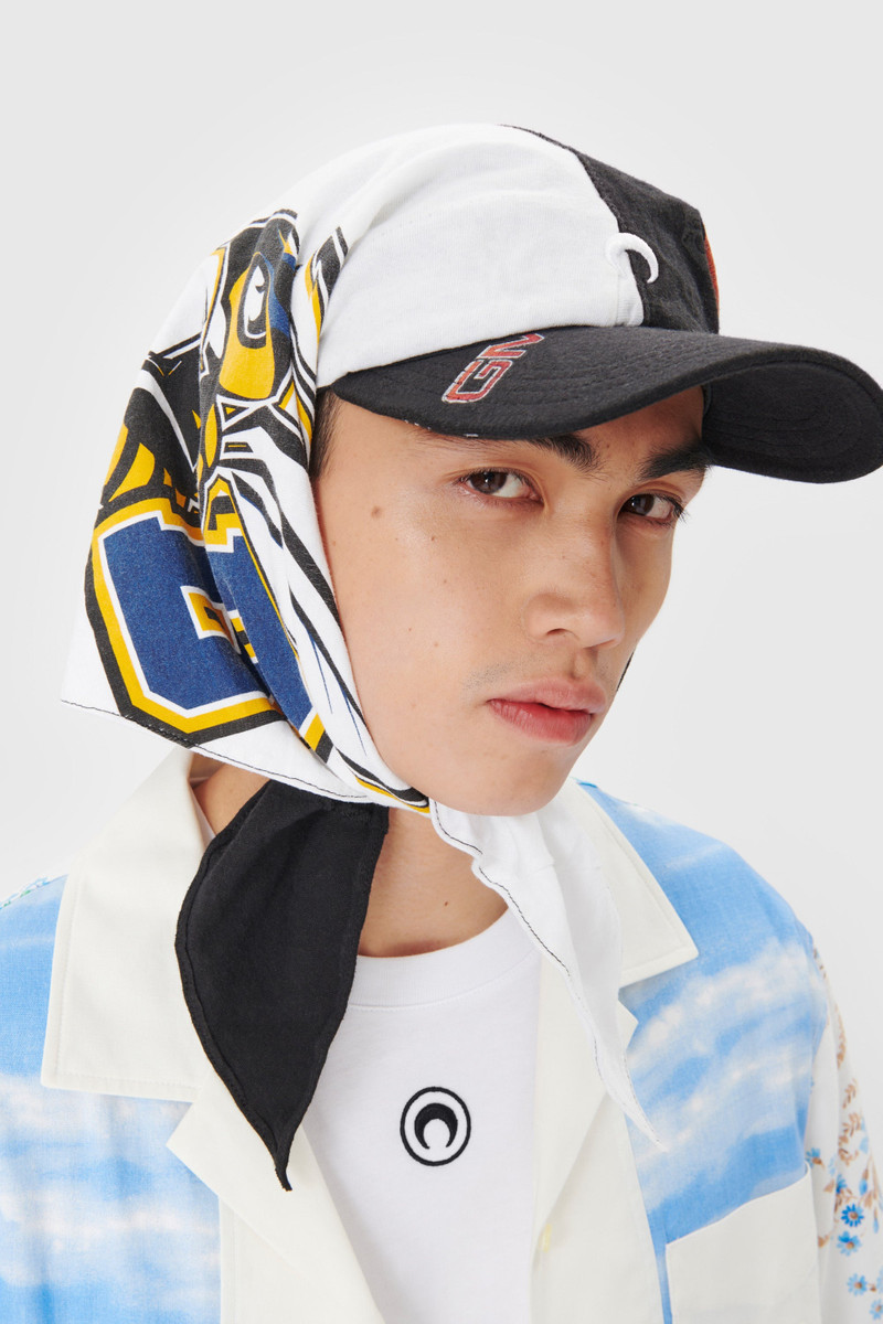 Regenerated Graphic T-Shirt Veiled Cap 1