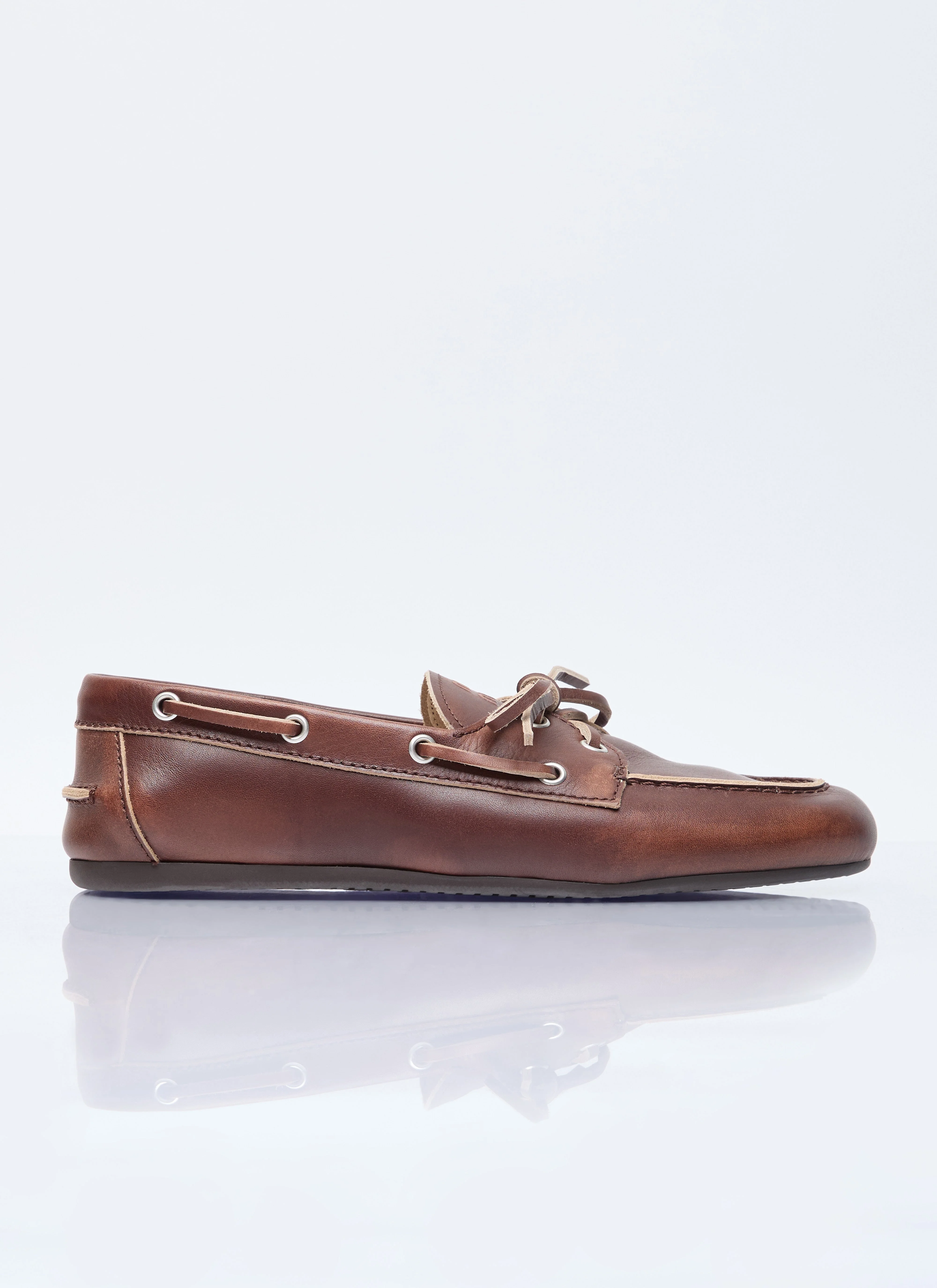 Miu Miu Women Lace-Up Loafers - 1