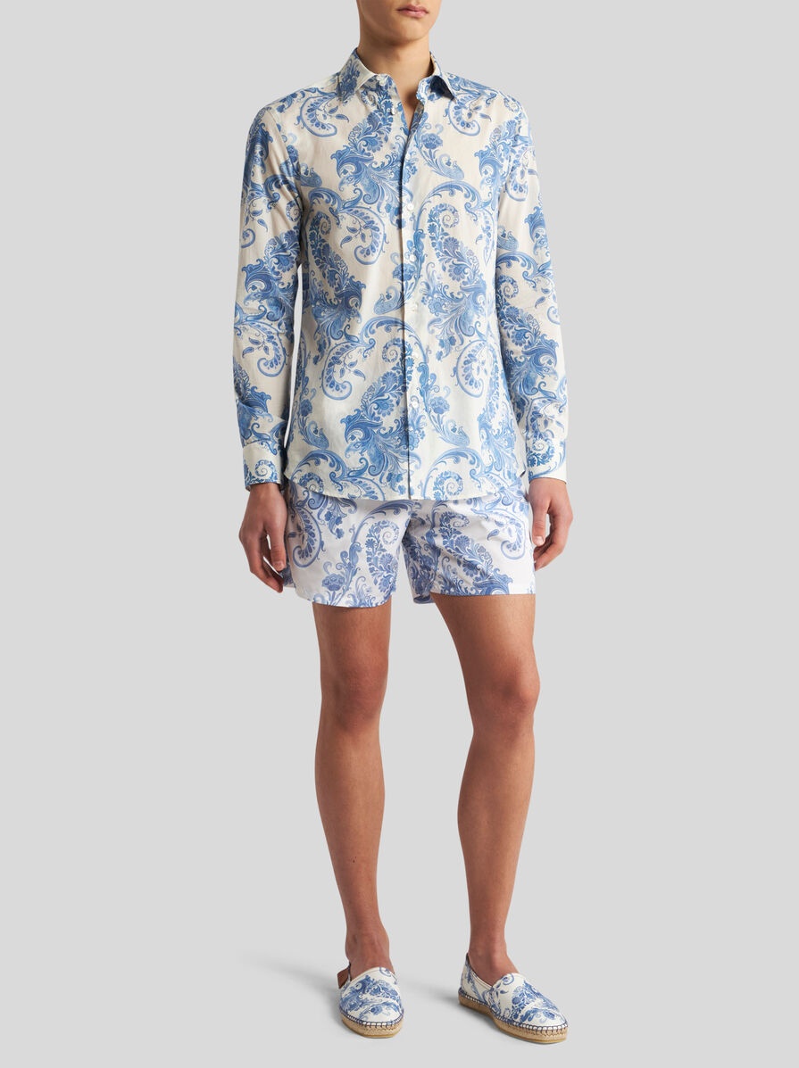 FLORAL PAISLEY SHIRT - 4