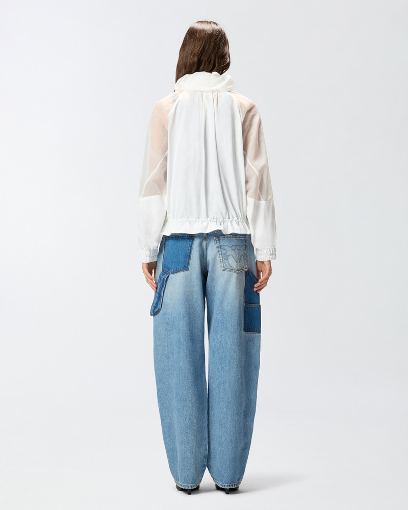 TECHNICAL JACKET WITH SHEER INSERTS 5