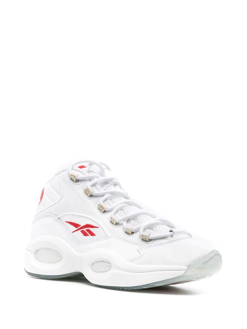 Reebok embroidered-logo lace-up sneakers outlook