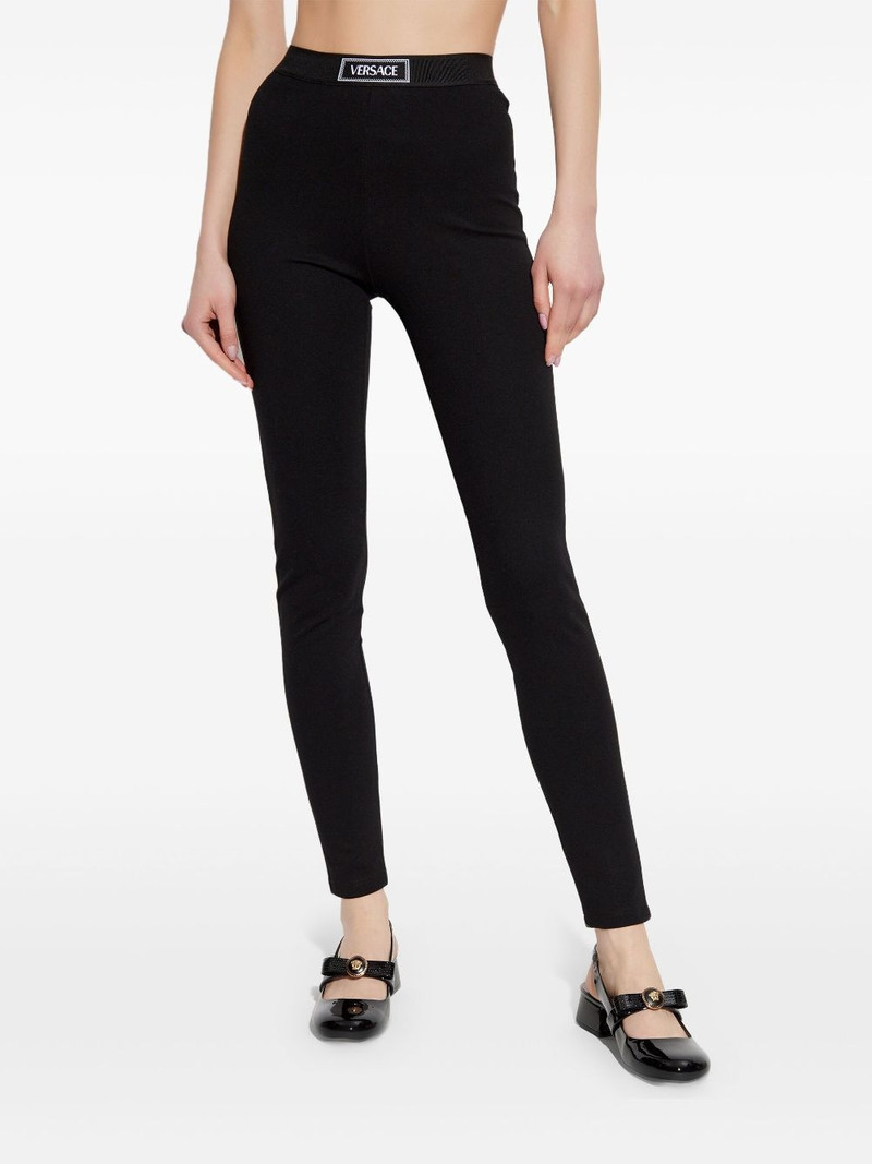 VERSACE elasticated-waist leggings outlook