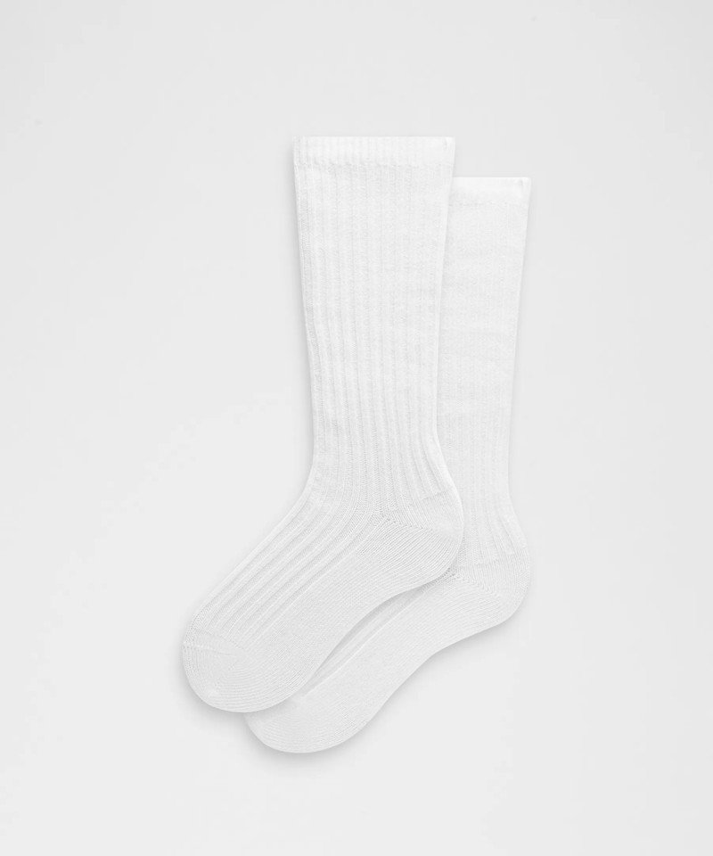 Unisex Crew-Length Ragg Socks 1