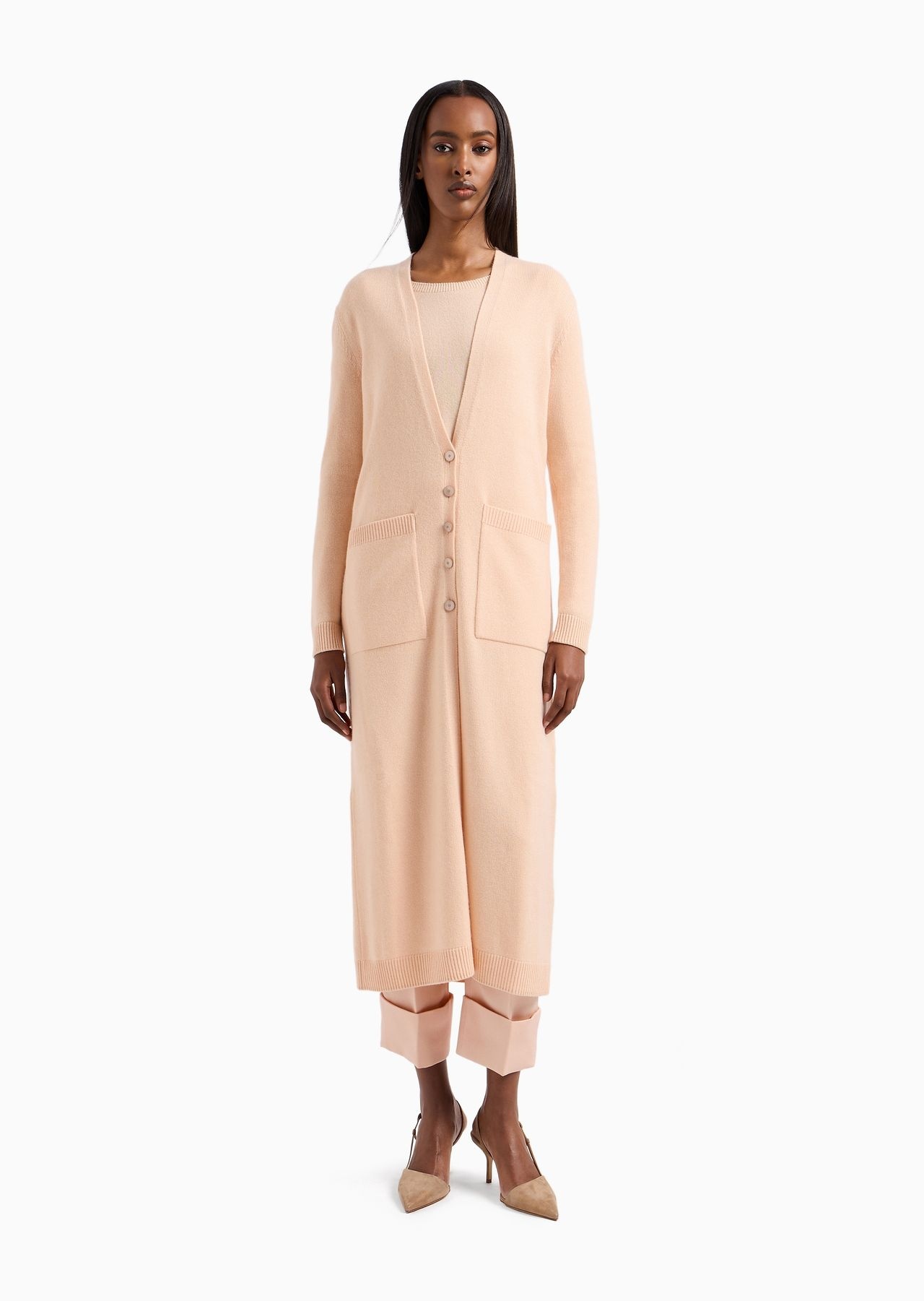 Long cashmere cardigan - 2