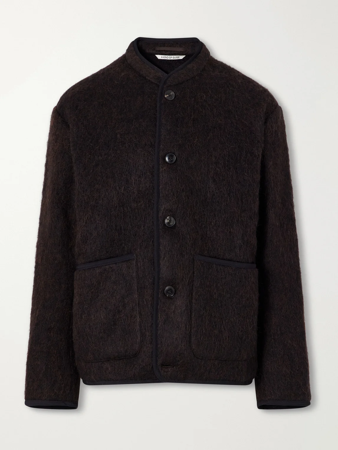 Yebra Brushed Virgin Wool-Blend Felt Jacket - 1