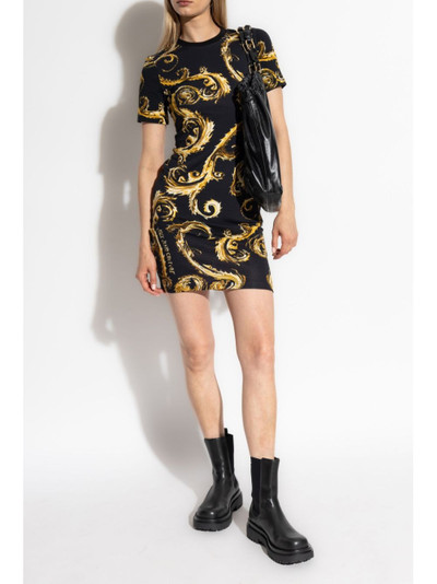 VERSACE JEANS COUTURE baroque-print t-shirt dress outlook