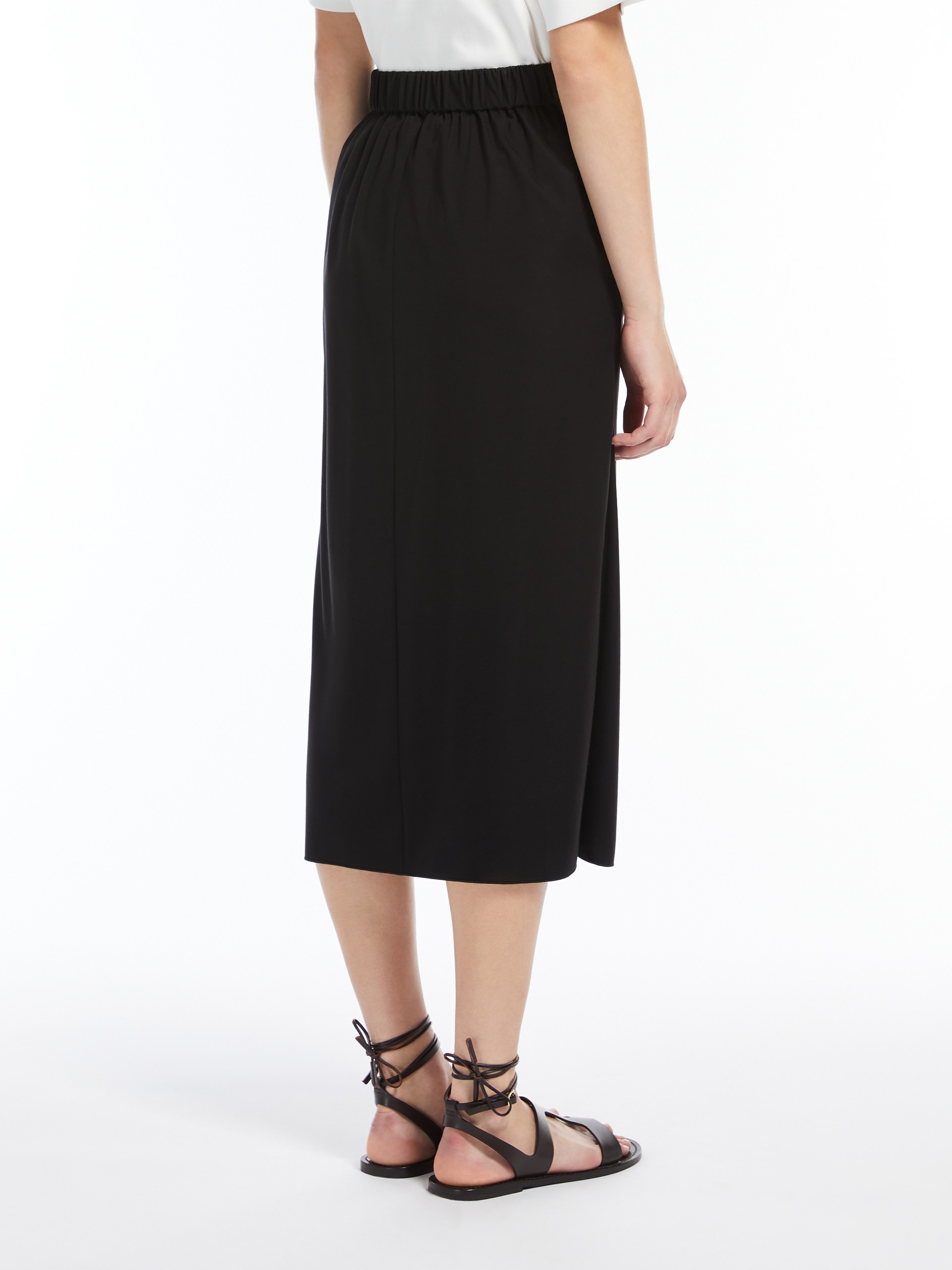 MEMO Jersey midi skirt - 4