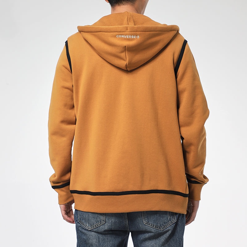 Converse UTILITY FULL ZIP Hoodie DARK SOBA MULTI BROWN 10019463-A13 - 4