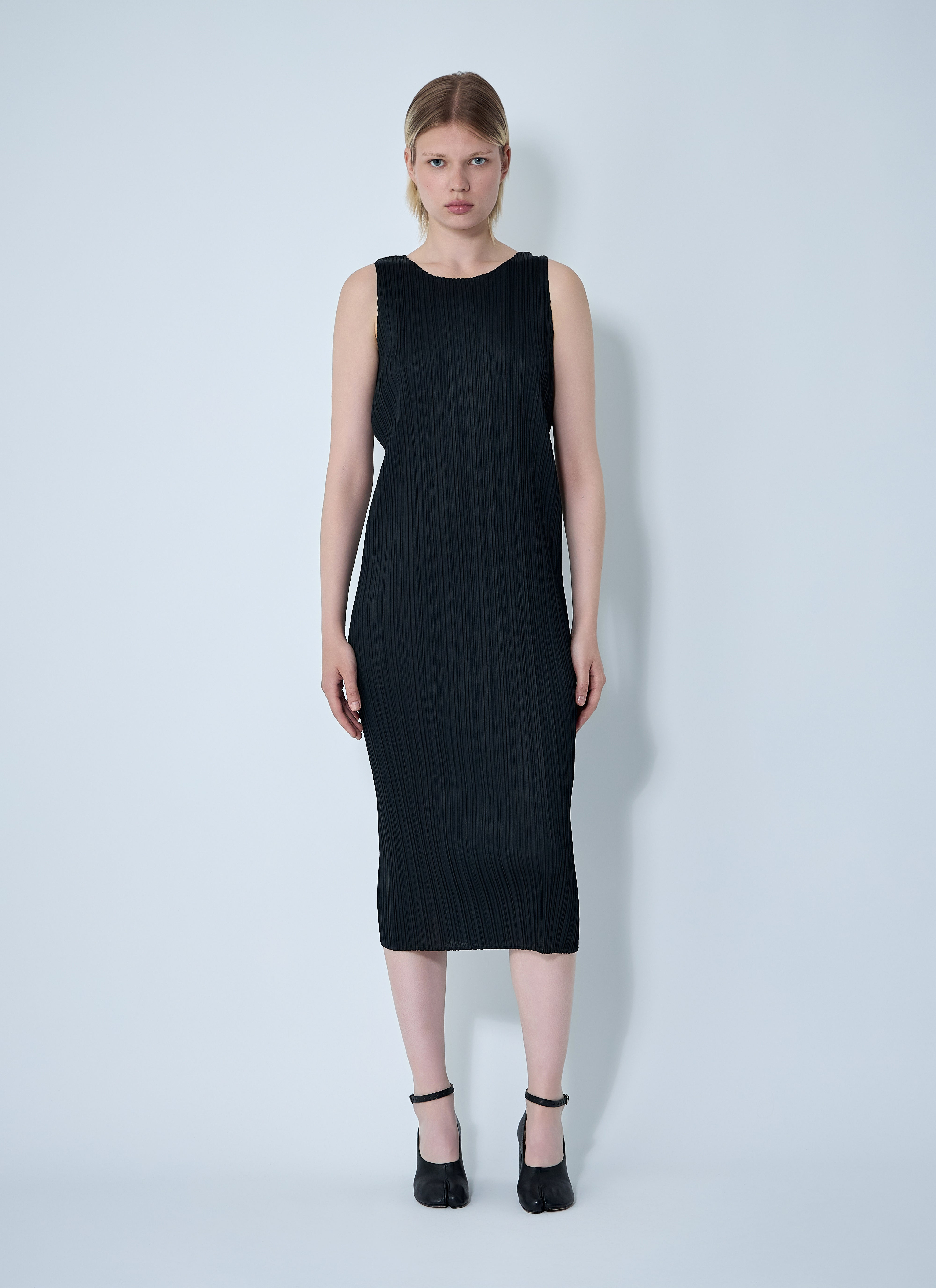 Pleats Please Issey Miyake Women Pleated Midi Dress - 2