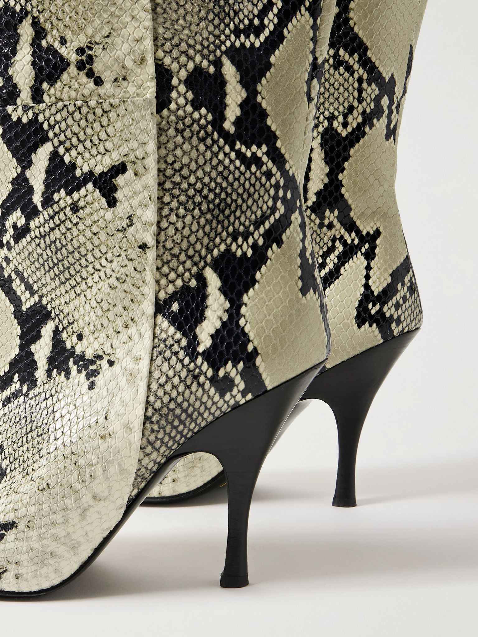 Colt snake-effect leather over-the-knee boots Snake print - 4