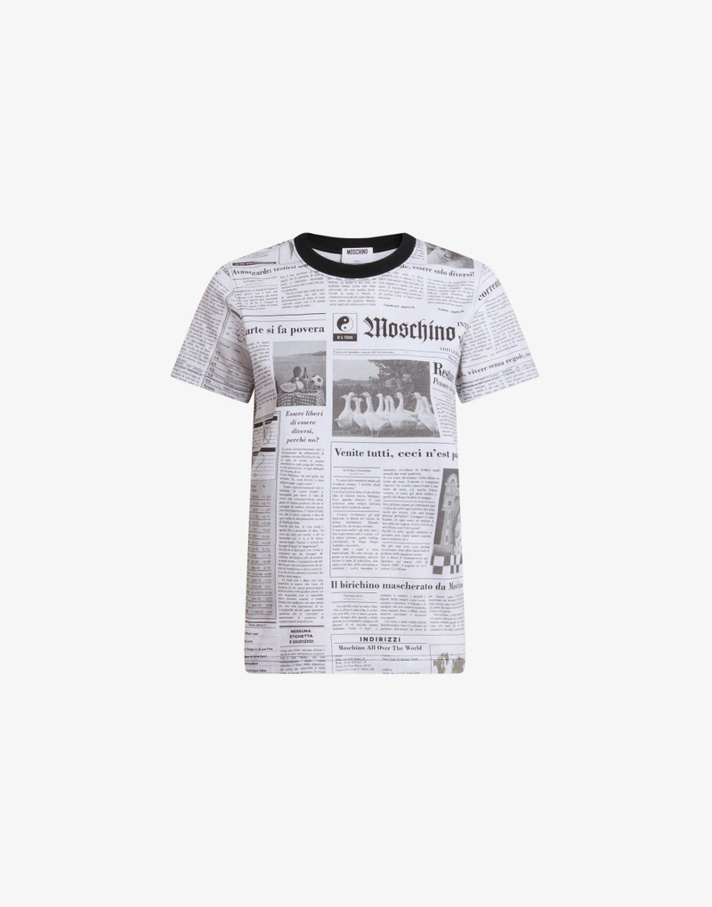 PRINTED ORGANIC COTTON JERSEY T-SHIRT 4