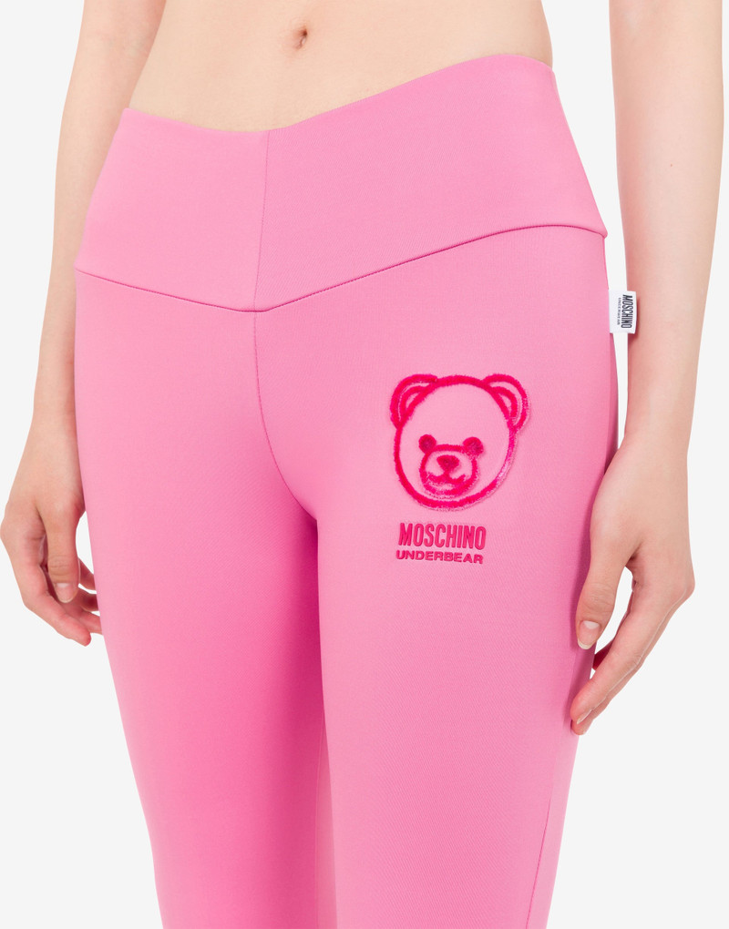 MOSCHINO TEDDY BEAR TECHNICAL FABRIC LEGGINGS 3