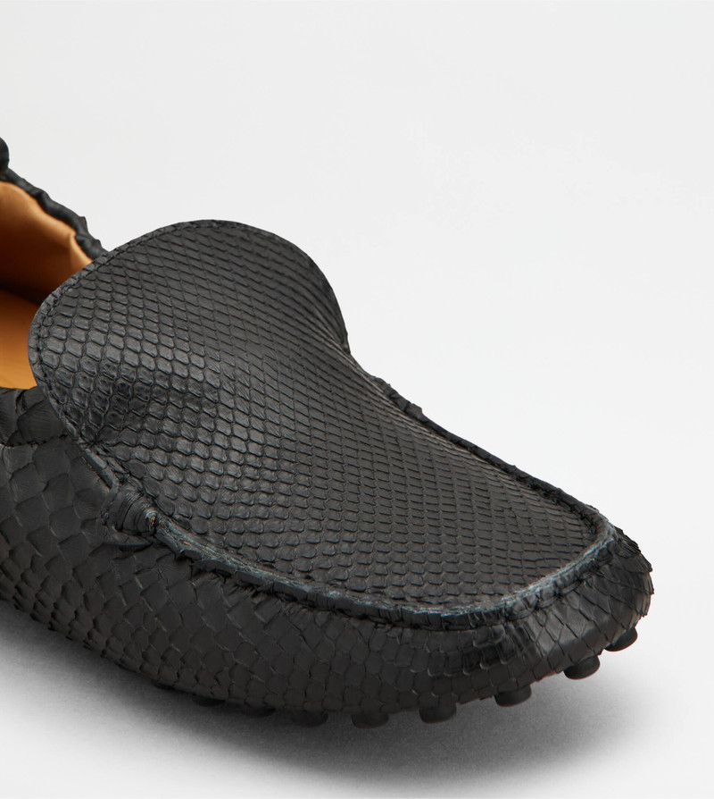 GLOVE GOMMINO LOAFERS IN PYTHON - GREY 6