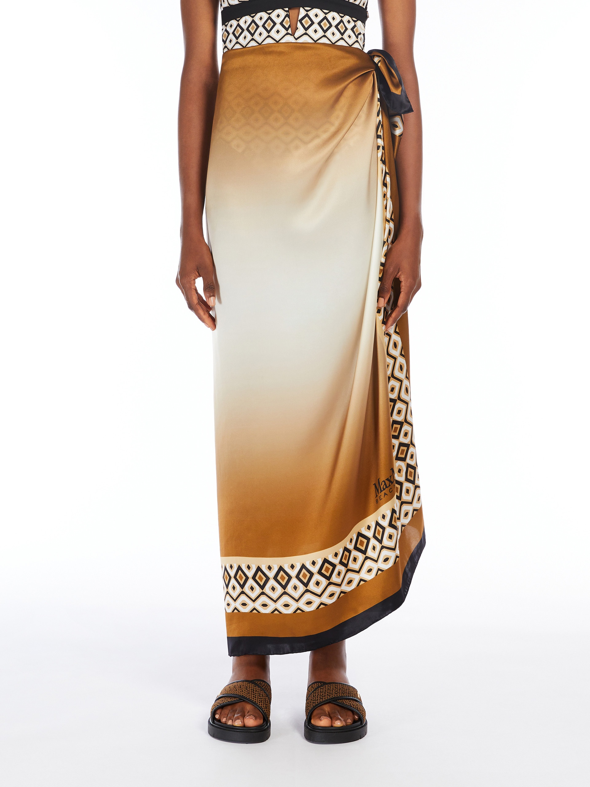 OTTICO Printed silk scarf - 5