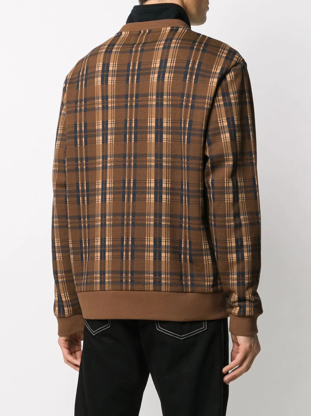 tartan check sweatshirt - 4