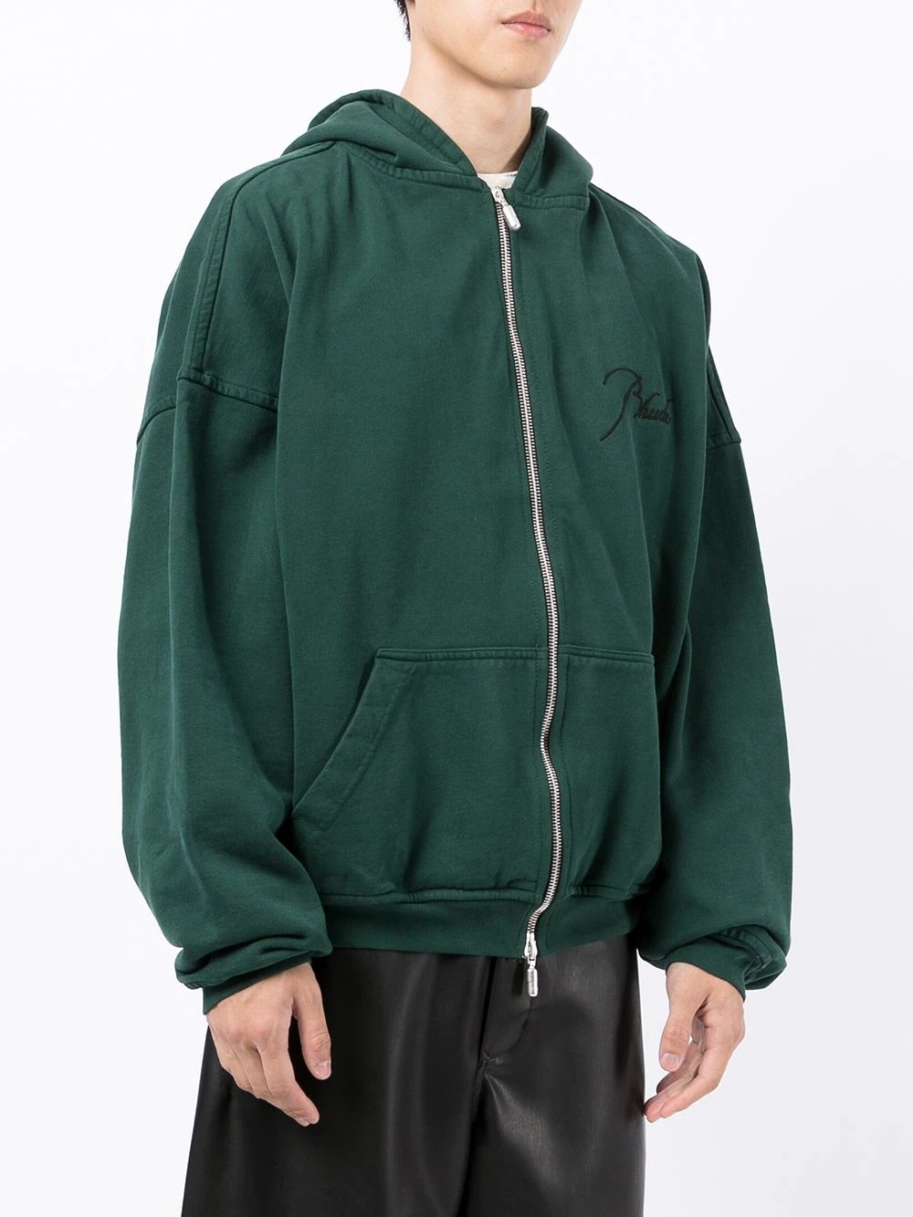 oversized zipped hoodie - 3