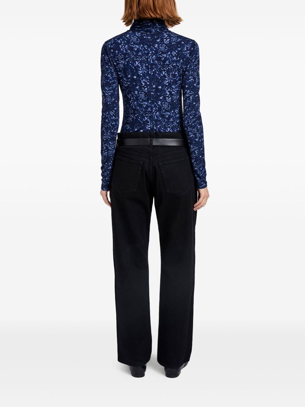 floral-print top - 4