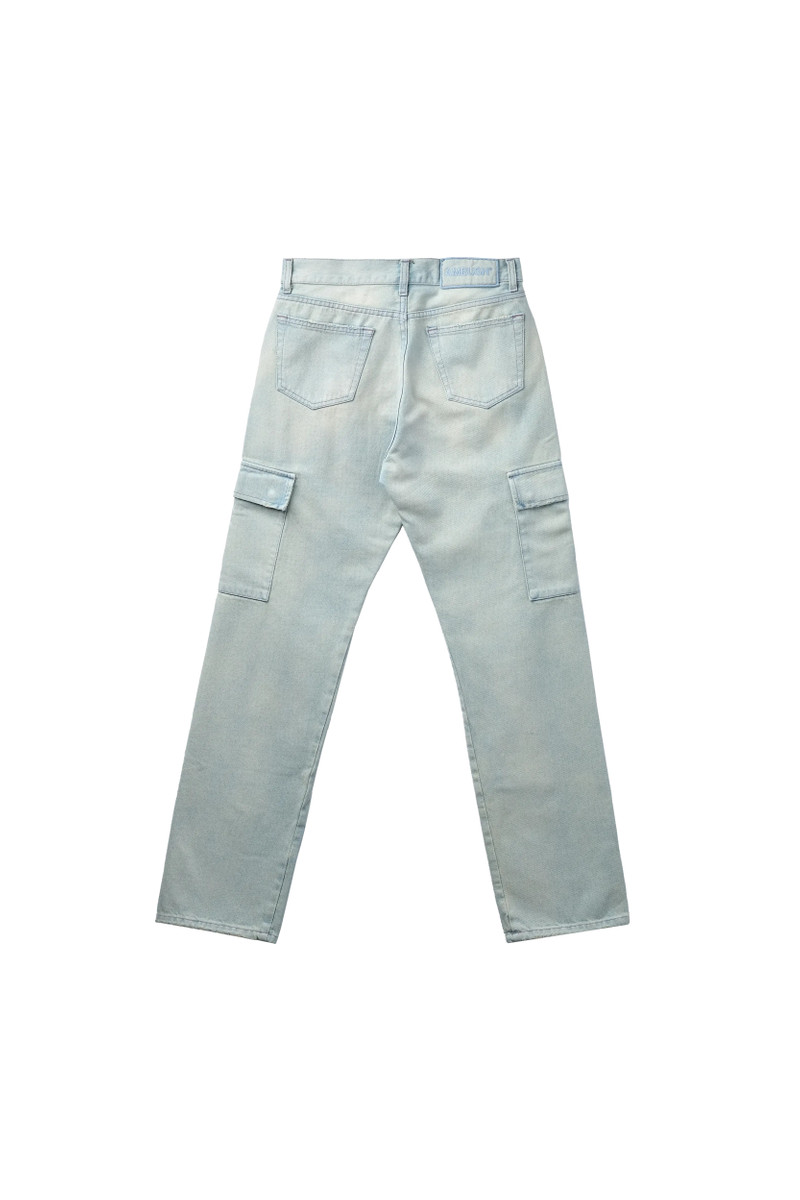 Ambush Ambush Slim Denim Cargo Pants Blue outlook