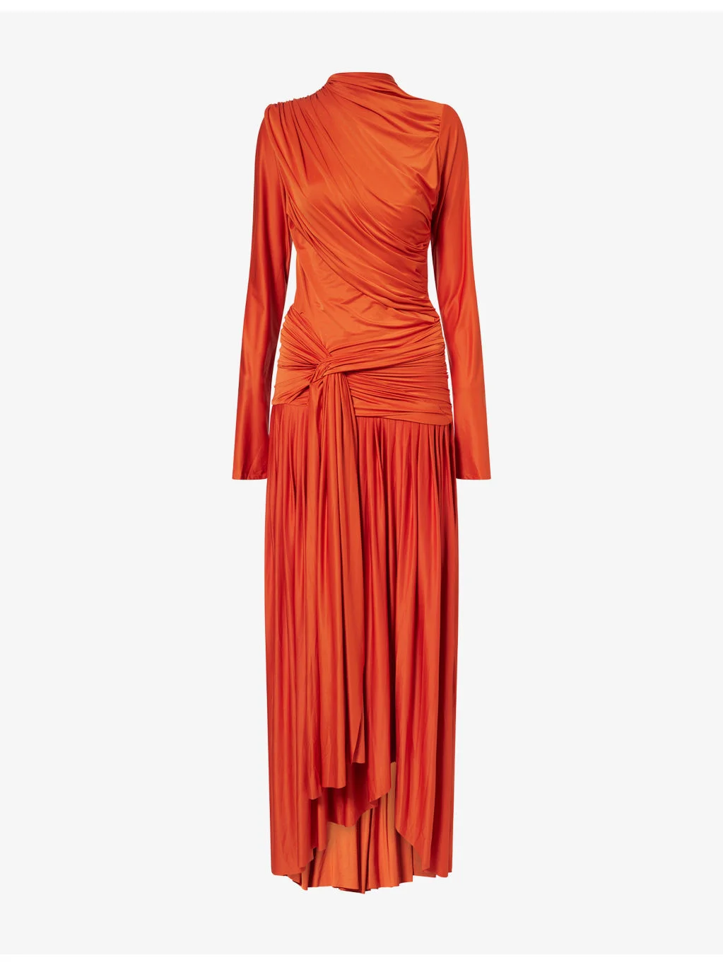 Crocus Long-Sleeve Jersey Maxi Dress - 1