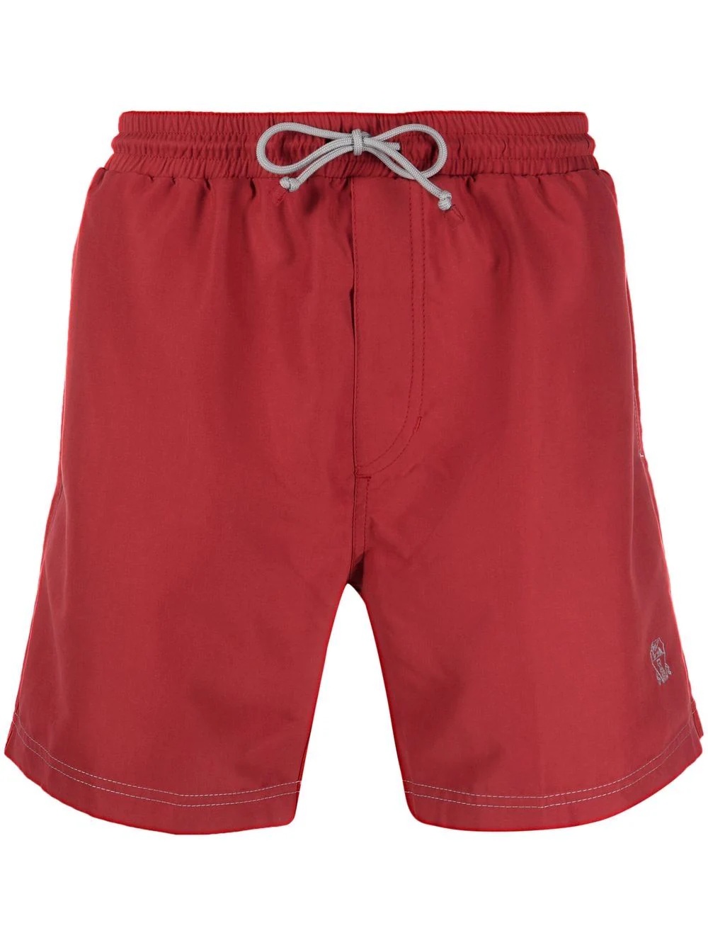 embroidered-logo swim shorts - 1