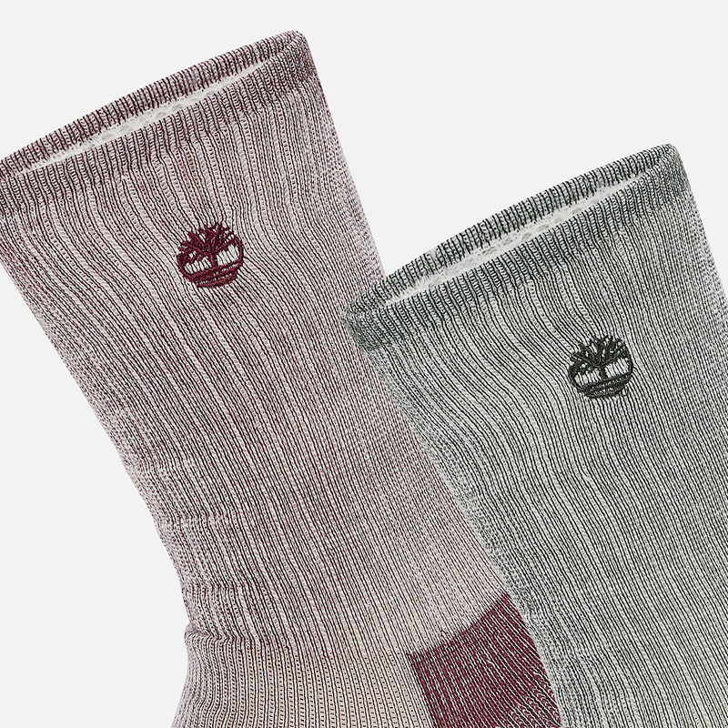 Men’s Timberland® 2-Pack Kittery Full Cushion Boot Crew Sock 3